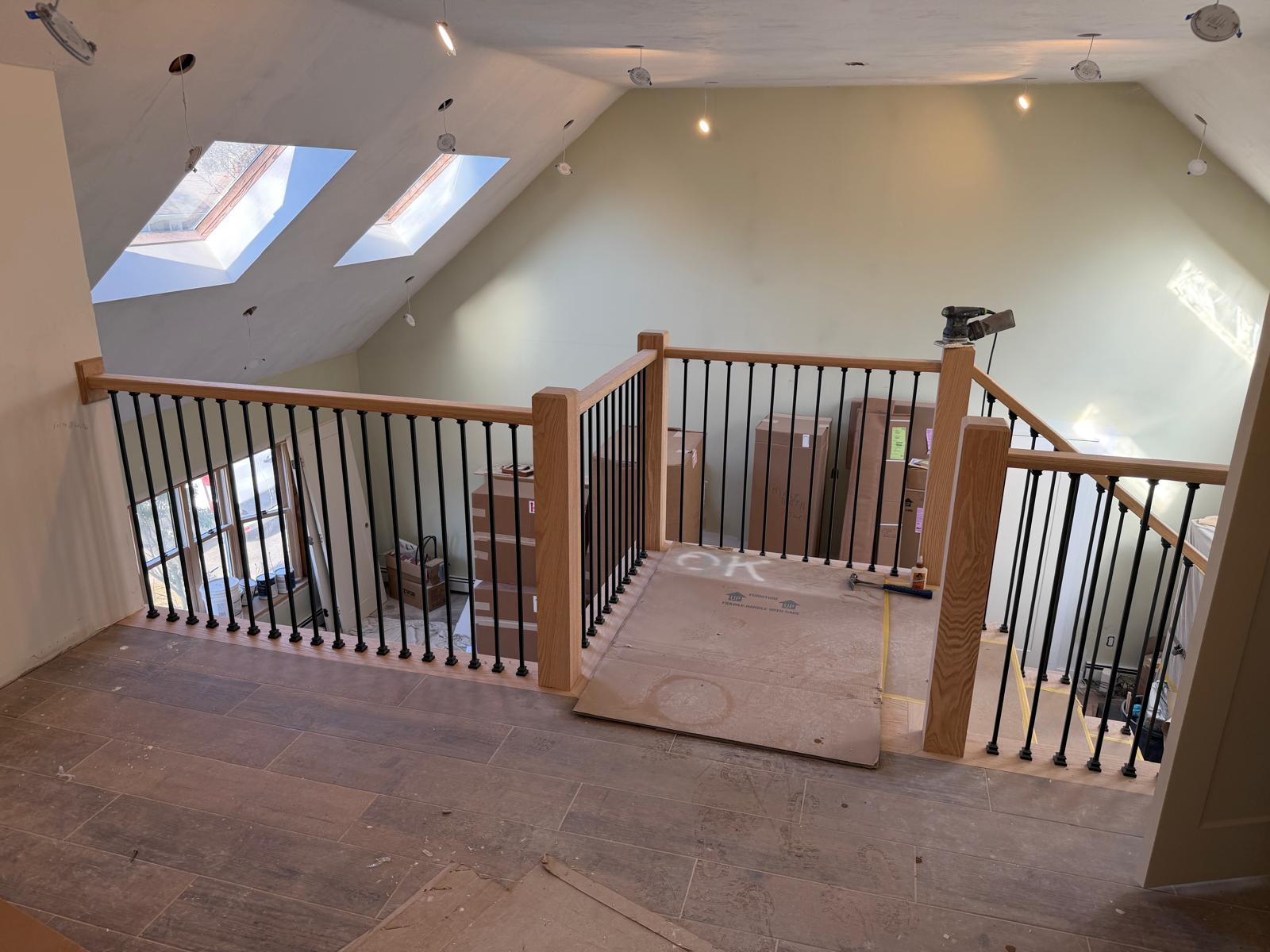Open Stairwell & Balcony Railing